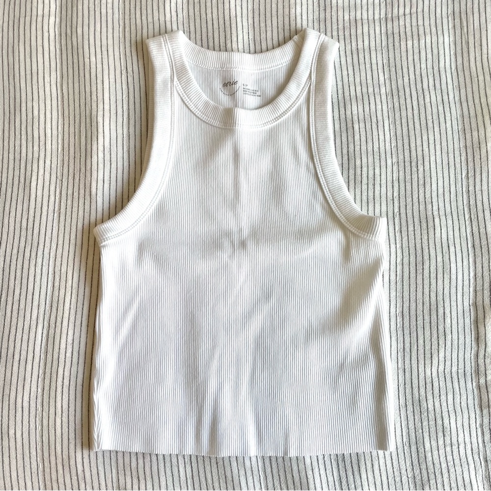 Aerie Free Spirit Ribbed Tank Top